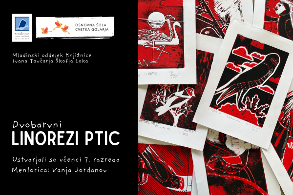 DVOBARVNI LINOREZI PTIC