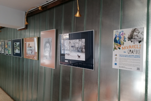 Razstava dijakov gimnazije iz Litve