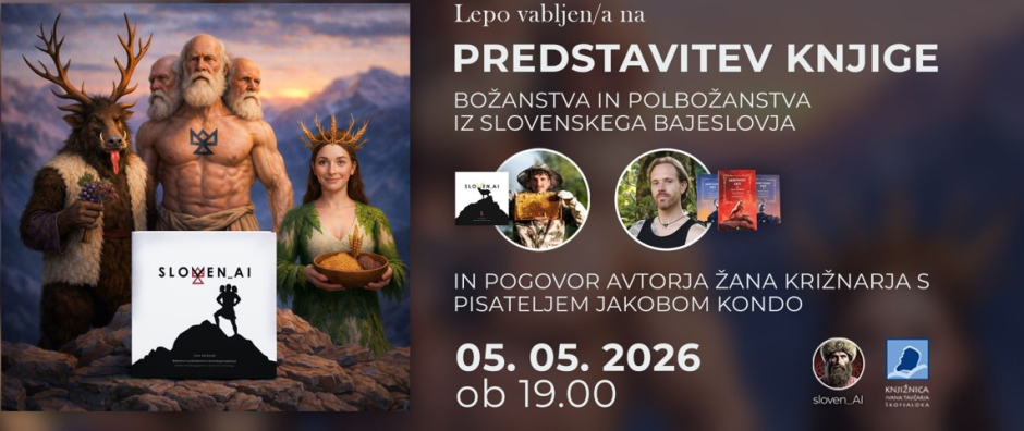 Predstavitev knjige o slovanskih božanstvih.