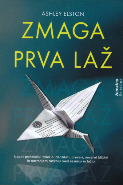 Naslovnica knjige Zmaga prva laž.