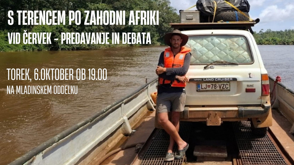 Potopisno predavanje, s terencem v Zahodno Afriko