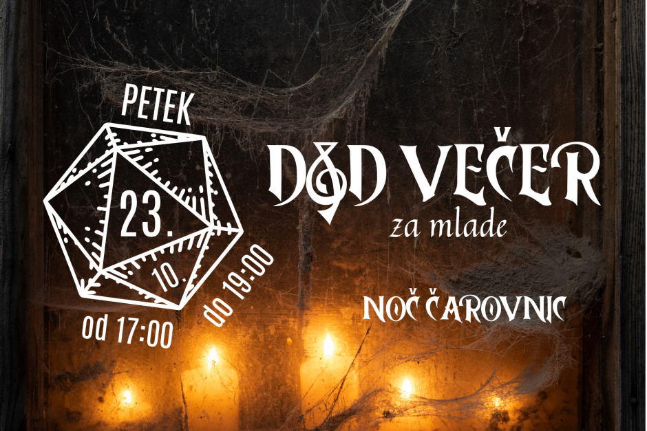 DnD večer za mlade, noč čarovnic